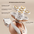 FlexGlide 4D Elektrischer 4D Rasierer mit flexiblen Scherköpfen