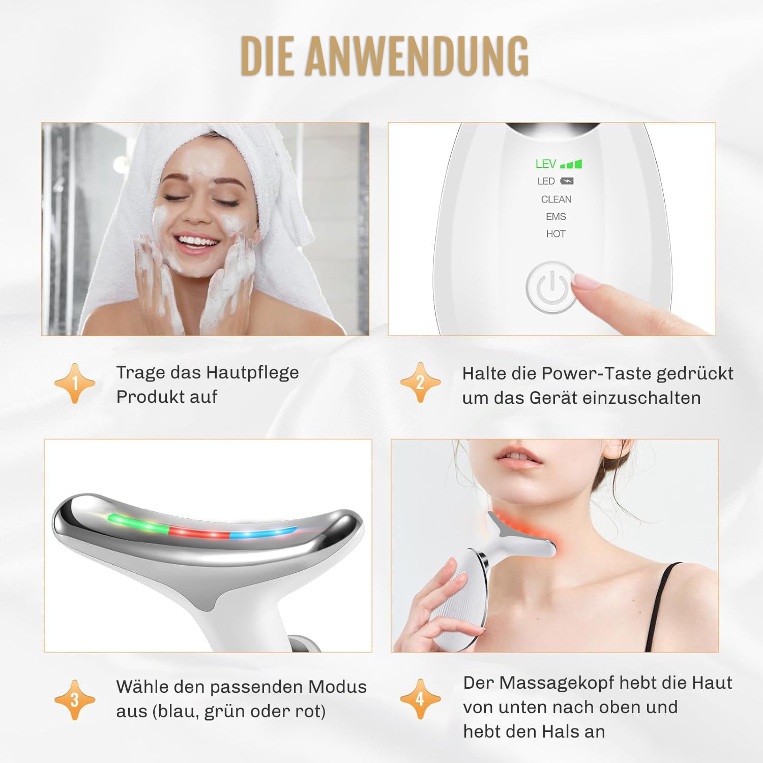 LED-Lichttherapie-Gerät LumiGlow
