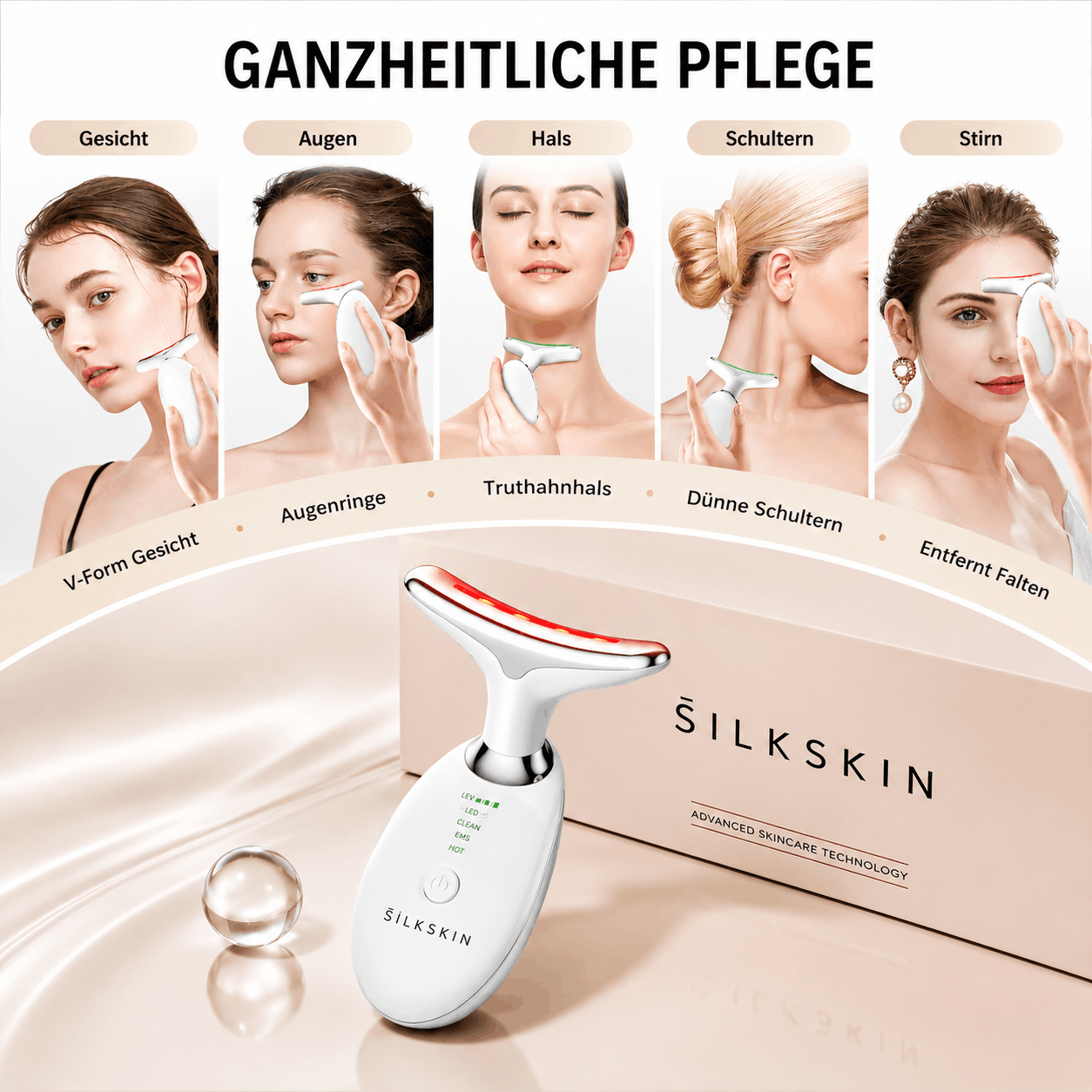 LED-Lichttherapie-Gerät LumiGlow