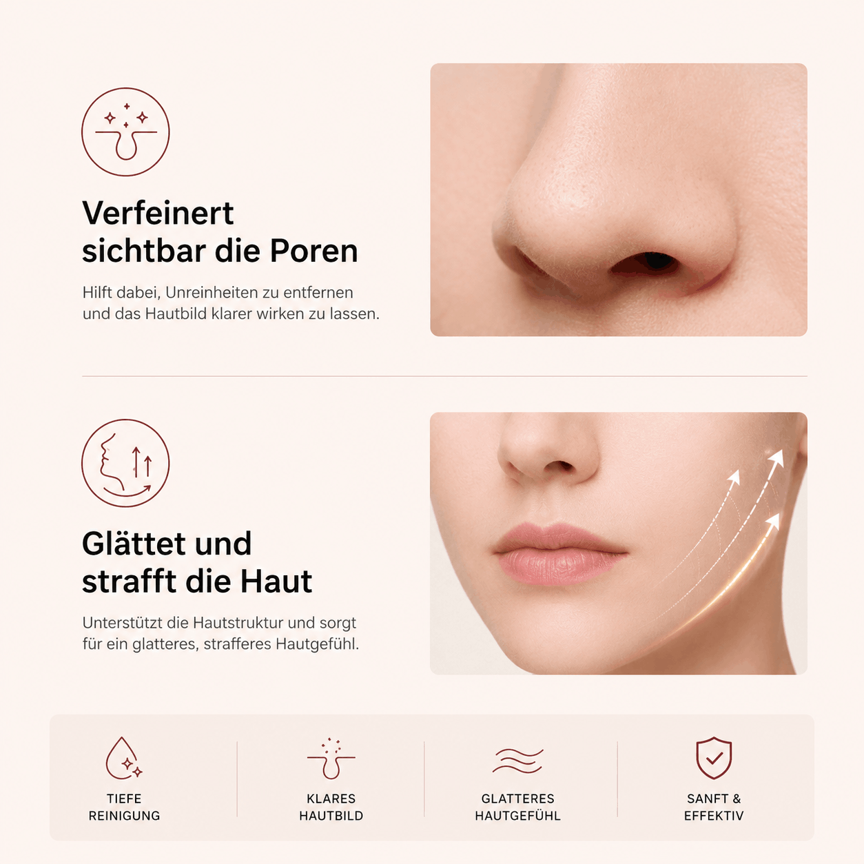 Ultraschall Peeling Gerät PureWave