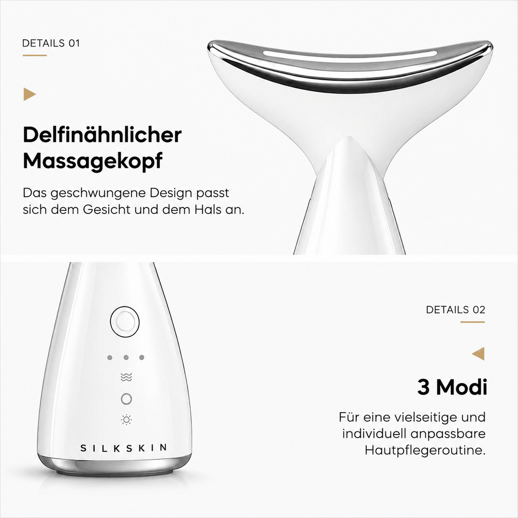 SculptGlow EMS Facelifting Gerät mit LED-Lichttherapie