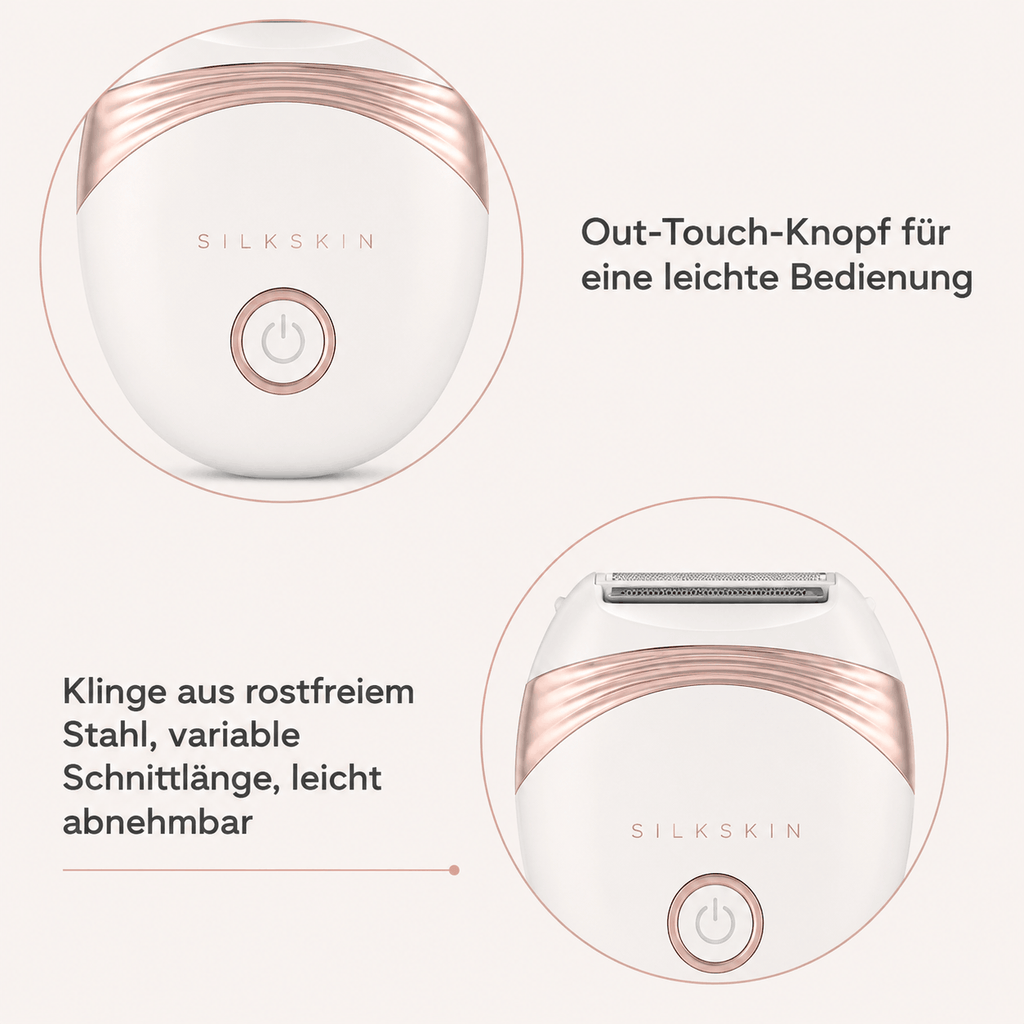 Elektrischer Mini-Rasierer SilkSkin SmoothGo