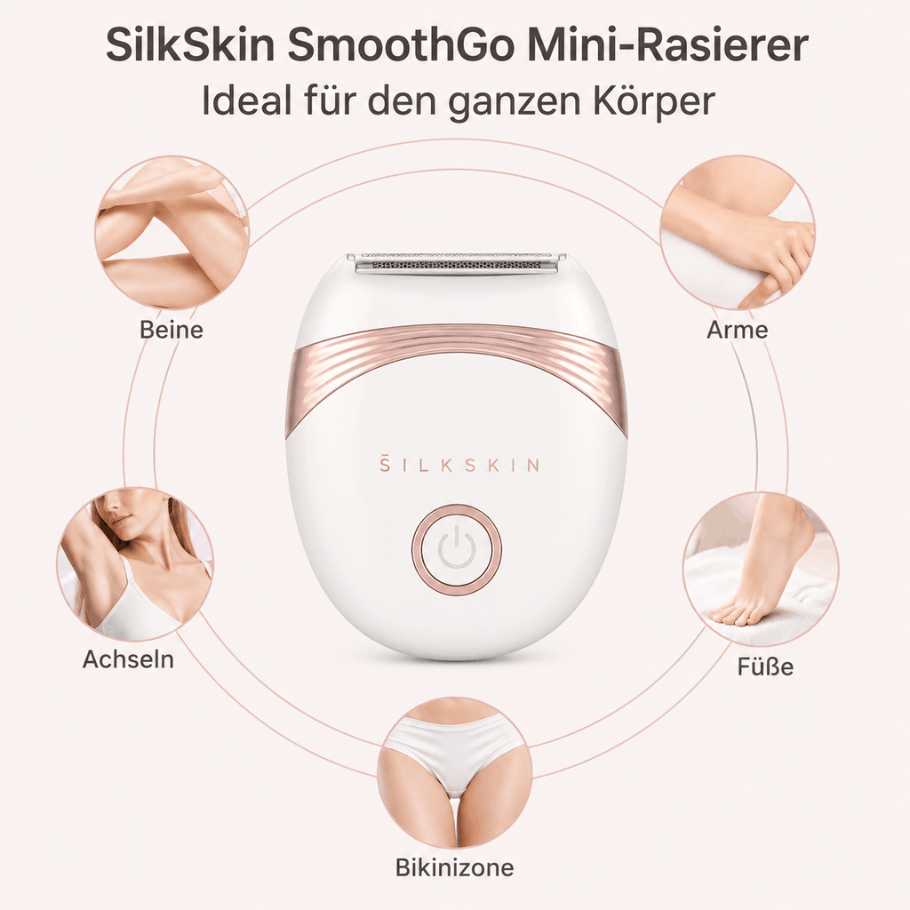 Elektrischer Mini-Rasierer SilkSkin SmoothGo